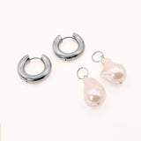 Boucles d'oreilles Aria plaquées argent