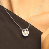 Collier marguerite en argent