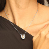 Collier marguerite en argent