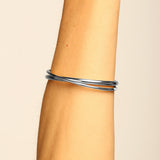 Brazalete Kate Plateado