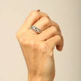 Silver Glacier Ring