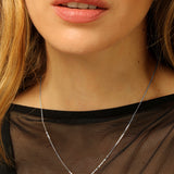 Gabrielle Silver Necklace