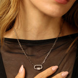 Collana in argento placcato Belize