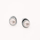 Silver Pearl Earrings