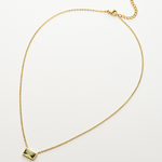 Colección Femme | Collar Arconia de acero inoxidable bañado en oro 18k. Marca Vesiica.