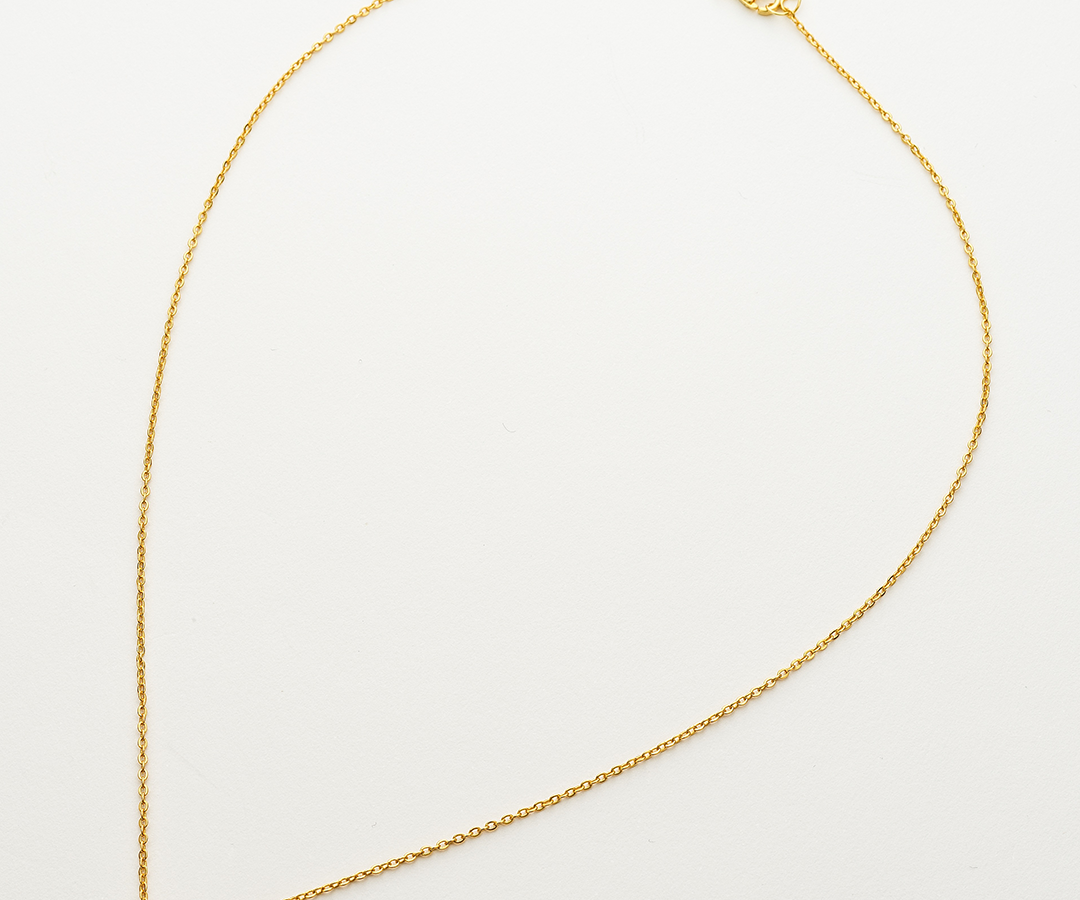 Colección Femme | Collar Dría de plata bañado en oro 18k. Marca Vesiica.