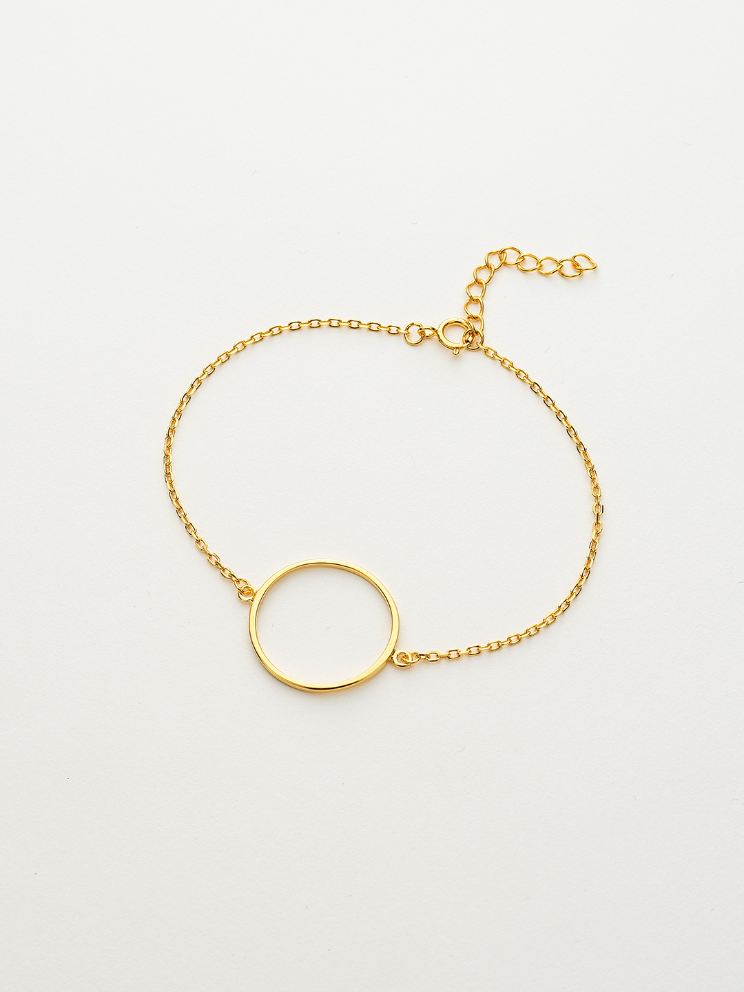 Colección Bold gold | Pulsera Ciro de plata bañada en oro 18k. Marca Vesiica.