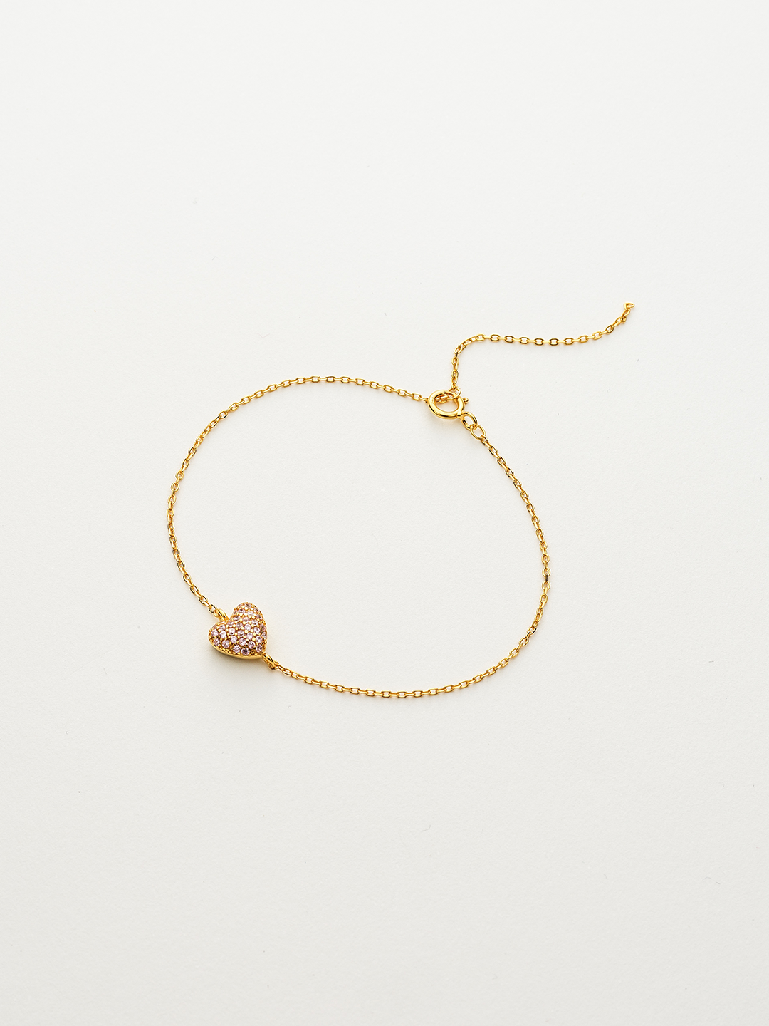 Colección Femme | Pulsera Hart de plata bañada en oro 18k. Marca Vesiica.